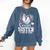 Senior Sister Class Of 2026 Baseball Graduation Heart Comfort Colors Sweatshirt Blue Jean