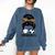Soccer Baseball Mom Of Both Messy Bun Leopard Mother's Day Comfort Colors Sweatshirt Blue Jean Soccer Baseball Mom Of Both Messy Bun Leopard Mother's Day Comfort Colors Sweatshirt Blue Jean