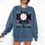 If My Son Hits I Will Yell Loud Baseball Mom Comfort Colors Sweatshirt Blue Jean