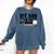 My Son Will Be Waiting For You At Home Baseball Mom Comfort Colors Sweatshirt Blue Jean