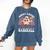 Sorry Ladies My Heart Belongs To Baseball Boy Kids Comfort Colors Sweatshirt Blue Jean