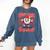 Sorry Ladies My Heart Belongs To Baseball Valentines Boys Comfort Colors Sweatshirt Blue Jean