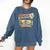 Spring Training 2026 Retro Postcard Baseball Premium Tri-Blend Comfort Colors Sweatshirt Blue Jean