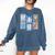 Stamps Coquette Bow Baseball Kids Youth Girls Baseball Mom Comfort Colors Sweatshirt Blue Jean Stamps Coquette Bow Baseball Kids Youth Girls Baseball Mom Comfort Colors Sweatshirt Blue Jean