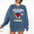 Stealing Hearts & Bases Valentine’s Day Baseball Love Comfort Colors Sweatshirt Blue Jean