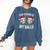 Stop Staring At My Balls Comedy Christmas Baseball Comfort Colors Sweatshirt Blue Jean
