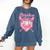 Strike Out Breast Cancer Baseball Drip For Boys Youth Comfort Colors Sweatshirt Blue Jean Strike Out Breast Cancer Baseball Drip For Boys Youth Comfort Colors Sweatshirt Blue Jean
