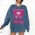 Strike Out Breast Cancer Baseball Ice Cream Drip Comfort Colors Sweatshirt Blue Jean Strike Out Breast Cancer Baseball Ice Cream Drip Comfort Colors Sweatshirt Blue Jean