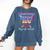 I Survived 100 Days Of School Baseball Boys Students Comfort Colors Sweatshirt Blue Jean