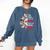 It Takes A Lot Of Sparkle To Be A Baseball Mom Comfort Colors Sweatshirt Blue Jean