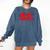 AS Tees Baseball Mom Era Mommy Mama Comfort Colors Sweatshirt Blue Jean