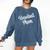 AS Tees Baseball Mom Mama Mommy Mother Comfort Colors Sweatshirt Blue Jean