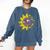 I Have Three Titles Baseball Mom Nurse And Caring Wife Mama Comfort Colors Sweatshirt Blue Jean