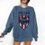 USA Mum Mother's Day Baseball Mom Comfort Colors Sweatshirt Blue Jean USA Mum Mother's Day Baseball Mom Comfort Colors Sweatshirt Blue Jean