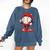 Valentine Baseball Drip Ice Cream Youth Boys Couples Comfort Colors Sweatshirt Blue Jean