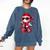 Valentines Day Baseball Drip Ice Cream For Boys Kids Teens Comfort Colors Sweatshirt Blue Jean Valentines Day Baseball Drip Ice Cream For Boys Kids Teens Comfort Colors Sweatshirt Blue Jean