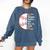 Warning Baseball Mom Will Yell Loudly Comfort Colors Sweatshirt Blue Jean