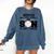 Warning Will Yell Loudly My Son Baseball Mom Comfort Colors Sweatshirt Blue Jean
