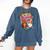 Womens Baseball Mom Mama Mother's In My Baseball Mom Era Comfort Colors Sweatshirt Blue Jean Womens Baseball Mom Mama Mother's In My Baseball Mom Era Comfort Colors Sweatshirt Blue Jean