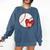 Womens Custom Baseball Mom Number 50 Heart For Mom Mommy Comfort Colors Sweatshirt Blue Jean Womens Custom Baseball Mom Number 50 Heart For Mom Mommy Comfort Colors Sweatshirt Blue Jean