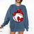 Womens Custom Baseball Mom Number 8 Heart For Mom Mommy Premium Comfort Colors Sweatshirt Blue Jean Womens Custom Baseball Mom Number 8 Heart For Mom Mommy Premium Comfort Colors Sweatshirt Blue Jean