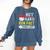 Women's Hit Hard Run Fast Turn Left Baseball Quote Fan Coach Comfort Colors Sweatshirt Blue Jean Women's Hit Hard Run Fast Turn Left Baseball Quote Fan Coach Comfort Colors Sweatshirt Blue Jean
