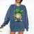Women's St Patricks Day Baseball Leprechaun Shamrock Player Boys Kid Comfort Colors Sweatshirt Blue Jean Women's St Patricks Day Baseball Leprechaun Shamrock Player Boys Kid Comfort Colors Sweatshirt Blue Jean