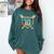 10 Years Old 10th Birthday Baseball Ice Cream Dripping Boys Comfort Colors Sweatshirt Chalky Mint