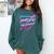 100 Days Of School Baseball 100th Day Ice Cream Boys Kids Comfort Colors Sweatshirt Chalky Mint