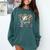100 Days Of School Baseball Camo Camo Cap Boy School Comfort Colors Sweatshirt Chalky Mint