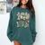 100 Days Of School Baseball Camo Men Boy Kid Comfort Colors Sweatshirt Chalky Mint