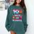 100 Days Of School Baseball Donut Dripping Teacher Boys Kids Comfort Colors Sweatshirt Chalky Mint