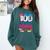 100 Days Of School Baseball Drip Bat 100th Day Of School Boy Comfort Colors Sweatshirt Chalky Mint