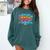 100 Days Of School Baseball Drip Ice Cream Costume Teachers Comfort Colors Sweatshirt Chalky Mint