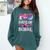 100 Days Of School Baseball Lover Donut Drip Boy Girl Comfort Colors Sweatshirt Chalky Mint