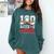 100 Days Of School Baseball 100 Days Smarter Boys Student Comfort Colors Sweatshirt Chalky Mint