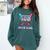 100 Days Of School Boy Kids Baseball Ice Cream Drip Teacher Comfort Colors Sweatshirt Chalky Mint