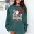 100 Days Of School Cute Bow Baseball Boy Girl Teacher Comfort Colors Sweatshirt Chalky Mint