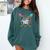 12th Birthday Baseball Bat Ice-Cream Drip 12yrs Old Boy Kid Comfort Colors Sweatshirt Chalky Mint