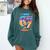 I Was 6 Now I'm 7 Baseball Birthday Boy For Teens Kids Comfort Colors Sweatshirt Chalky Mint