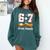 67 13 Year Old Official Teenager Baseball Boy 13th Birthday Comfort Colors Sweatshirt Chalky Mint