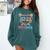 67 33 Days Of School Baseball Drip 100 Days Of School Comfort Colors Sweatshirt Chalky Mint