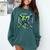 67 Baseball Drip Effect Urban Tee Style 6-7 Meme Graphic Premium Tri-Blend Comfort Colors Sweatshirt Chalky Mint