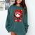67 Baseball Drip Valentine's Day Comfort Colors Sweatshirt Chalky Mint