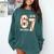 67 Baseball Six Seven 6 7 Meme Kids 67 Teen Boys 6-7 Comfort Colors Sweatshirt Chalky Mint