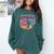 67 Ice Cream Drip Meme Baseball Comfort Colors Sweatshirt Chalky Mint