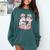 67 Meme Kawaii Cats Baseball Ice Cream Drip 6 7 Kids Comfort Colors Sweatshirt Chalky Mint