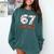 67 Trend Baseball Six Seven Number For Boys Men Comfort Colors Sweatshirt Chalky Mint 67 Trend Baseball Six Seven Number For Boys Men Comfort Colors Sweatshirt Chalky Mint