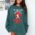 Act Like a Lady Scream Like a Baseball Mom Baseball Comfort Colors Sweatshirt Chalky Mint