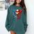 American Baseball Drip Graffiti Ball And Bat Comfort Colors Sweatshirt Chalky Mint